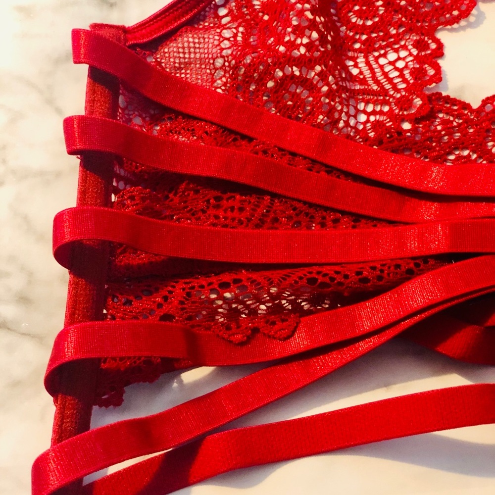 NWT - Size Large strappy lace g-string teddy/bodysuit from Aisling Reine - Picture 9 of 10
